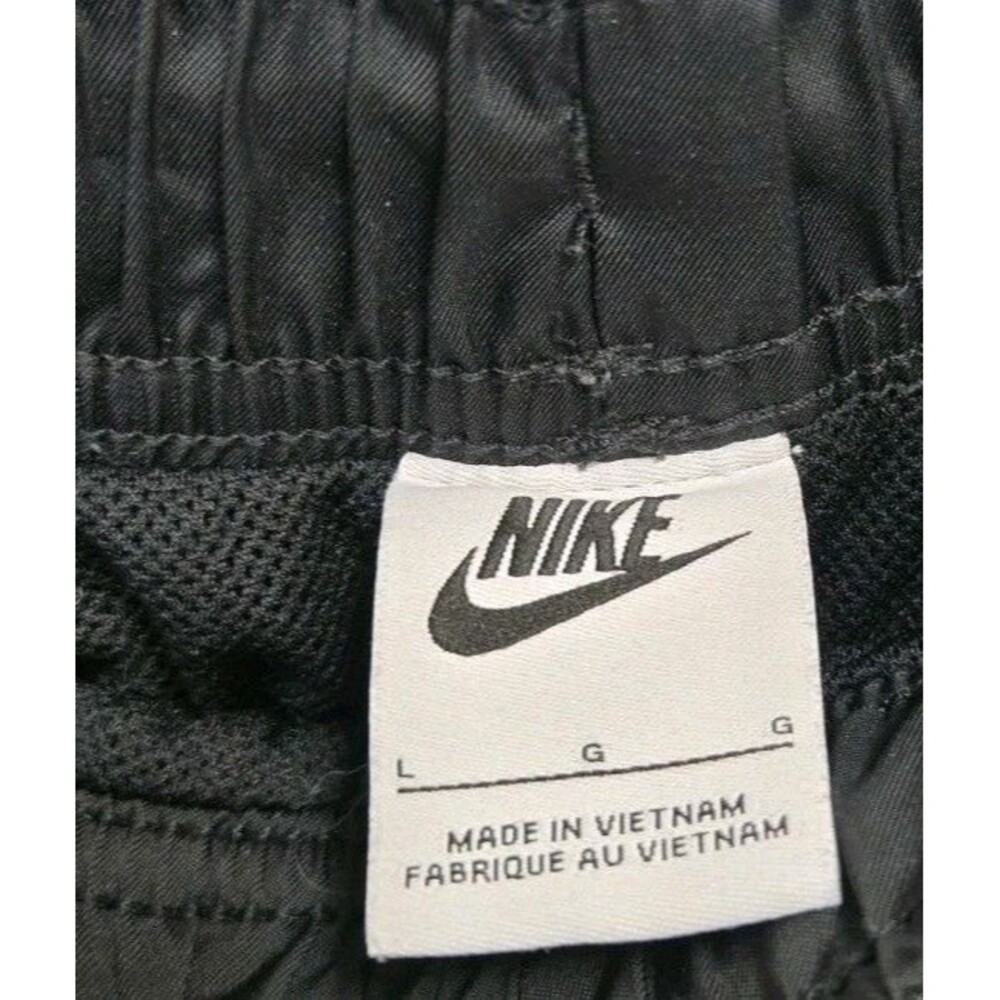 Nike Shorts Men's L Black Woven Flow Drawstring Athletic Gym Training Workout - Picture 3 of 4